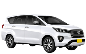 Toyota Innova Crysta for family tours and outstation taxi service in Karnataka