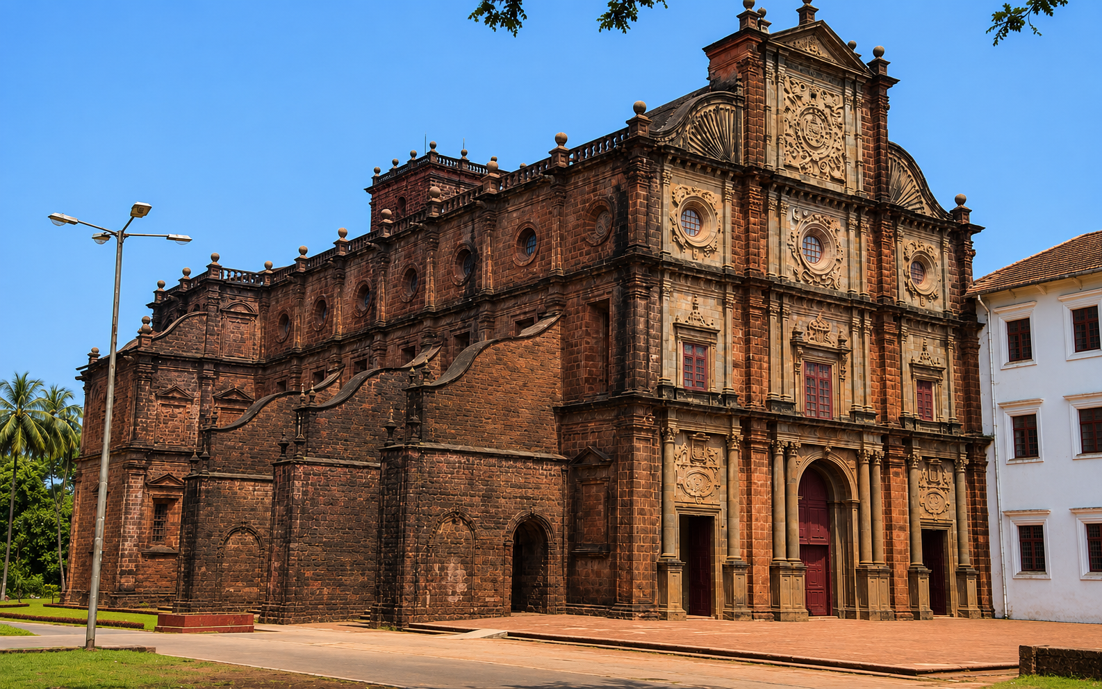 Basilica of Bom Jesus, UNESCO World Heritage church in Old Goa